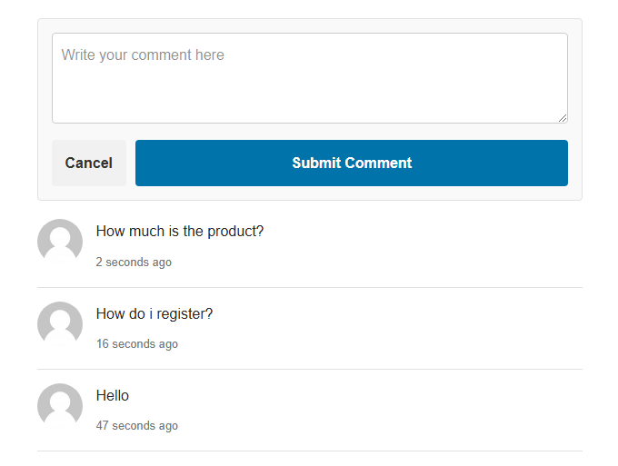 Sectional Comments Plugin Image